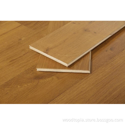 Durable Natural Engineerel Flooring UV Lacquer brushed